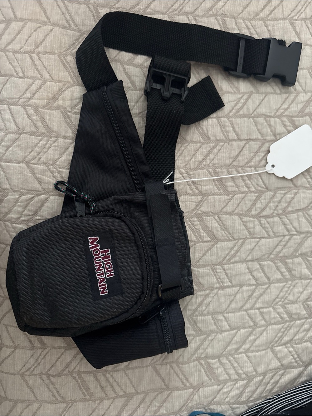 High Mountain Tactical Drop Leg Bag Thigh Holster Pack Black